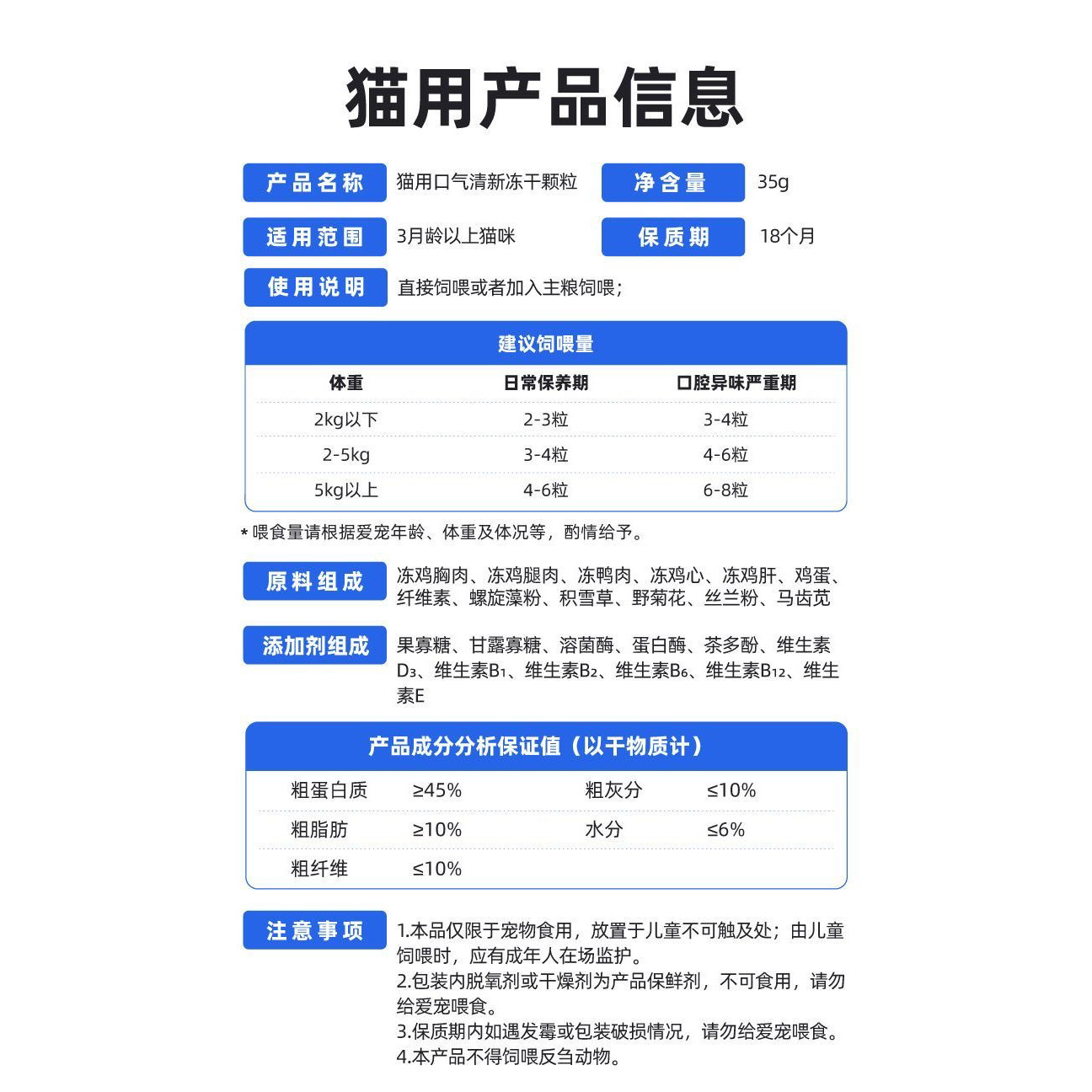 唯特医生猫咪口气清新冻干35g零食颗粒洁牙棒洁齿清洁口腔牙垢,淘宝优惠券,粉丝福利购,淘宝优惠卷