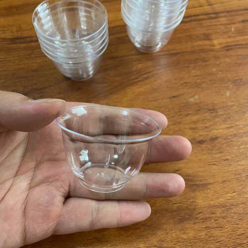 开普特wh-2658 茗茶水晶杯60ml一次性塑料杯40只/包 食品级ps透明 - 图3