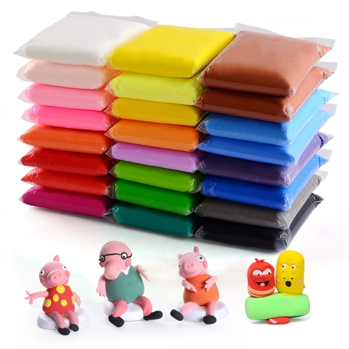 Сверхлегкая глина, комплект, упаковка, детский пластилин ручной работы, 24 цветов, 100 грамм, «сделай сам»