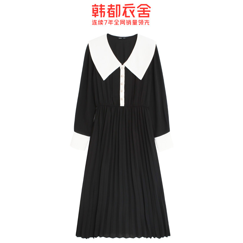 韩都衣舍2020春夏新款韩版禧连衣裙 韩都衣舍秀衣莲连衣裙