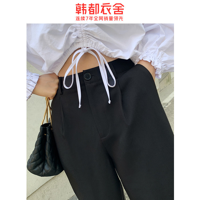 韩都衣舍旗舰店2020秋装新款休闲裤 韩都衣舍敏丽休闲裤