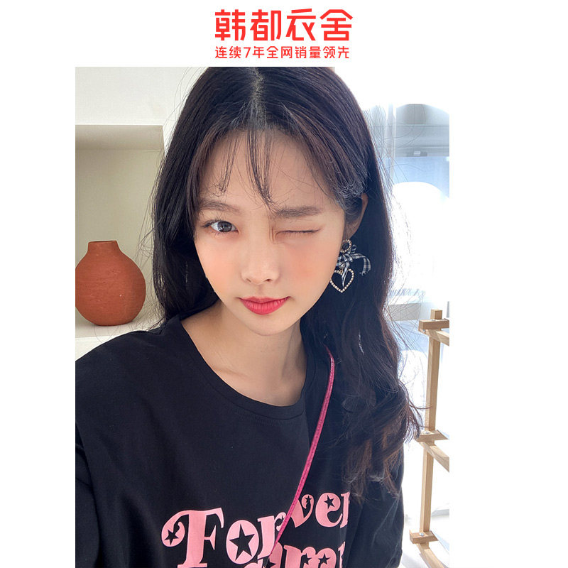 韩都衣舍旗舰店2020夏装新款t恤 韩都衣舍雨薇T恤