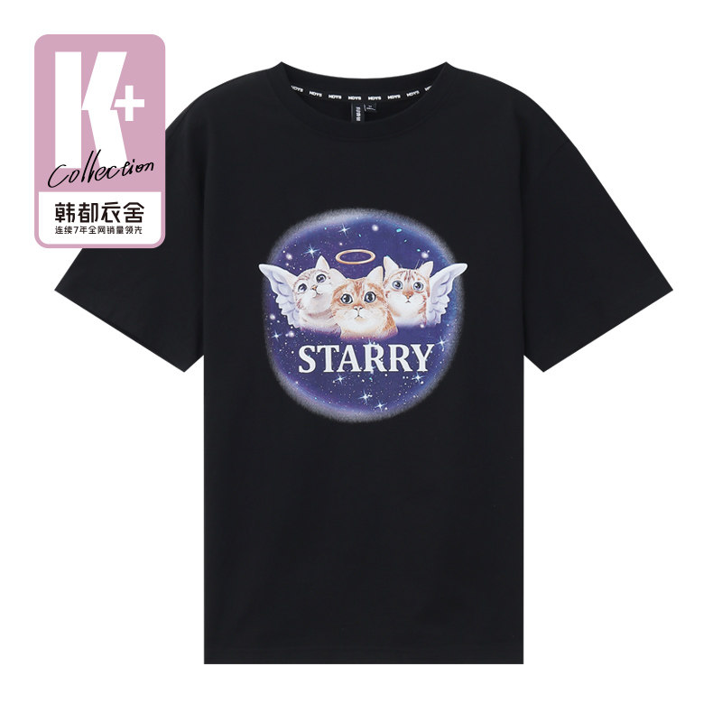 韩都衣舍2022韩版夏装新款宽松t恤 韩都衣舍T恤