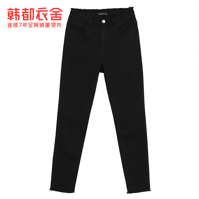 韩都衣舍2020秋装新款小个子牛仔裤 韩都衣舍柔朵牛仔裤