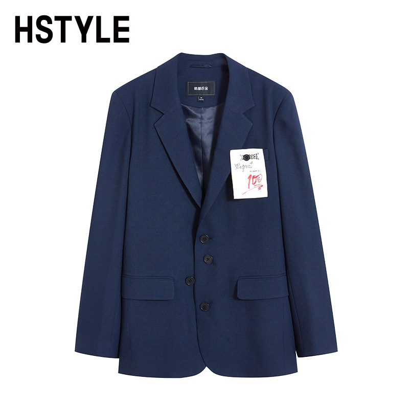 韩都衣舍2022年秋冬新款外套休闲 韩都衣舍西装