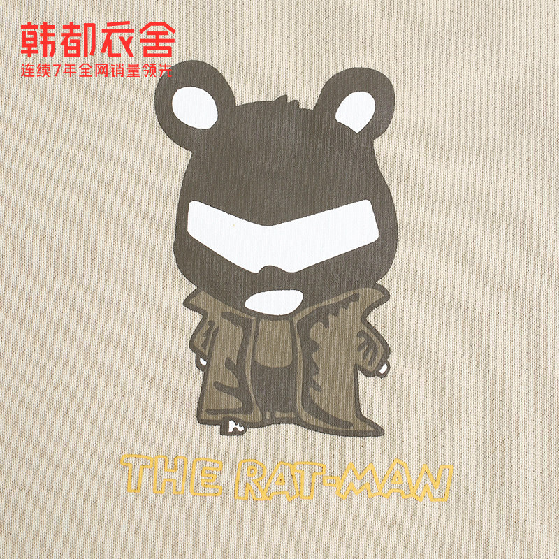 韩都衣舍2020秋新款宽松长袖潮卫衣 韩都衣舍卫衣/绒衫