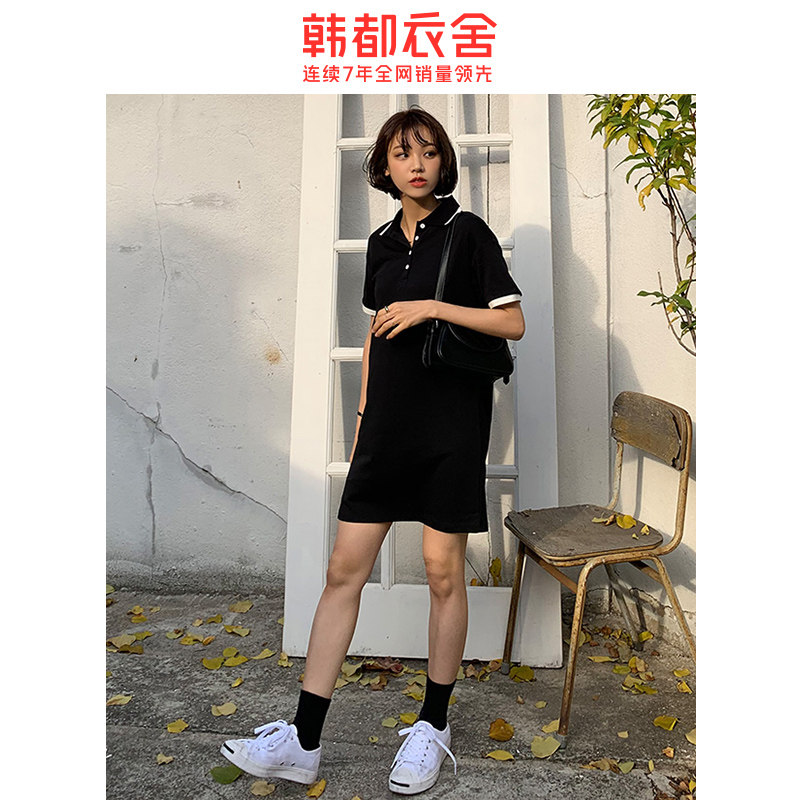 韩都衣舍2020夏新韩版网红女连衣裙 韩都衣舍敏丽连衣裙