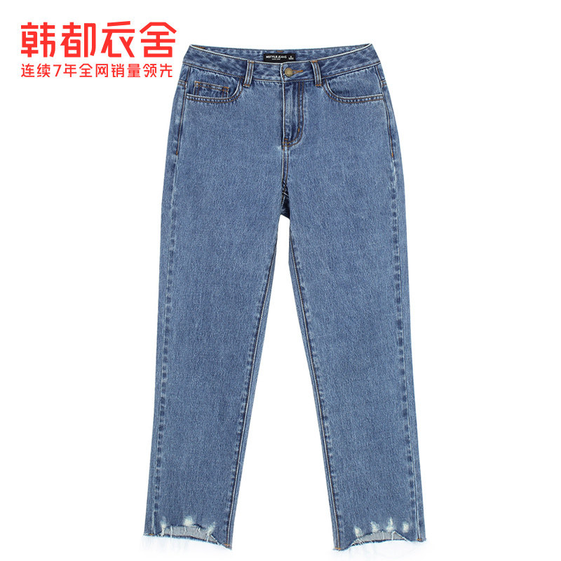 韩都衣舍2020新款秋装韩版牛仔裤 韩都衣舍敏丽牛仔裤