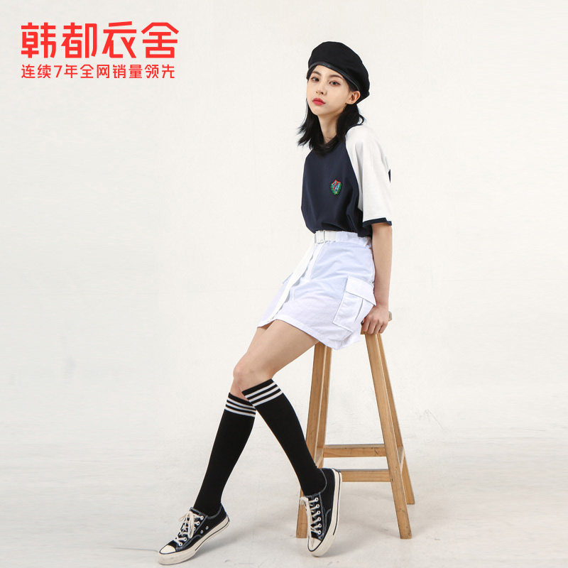 【明星同款】韩都衣舍x时代夏季t恤 韩都衣舍T恤