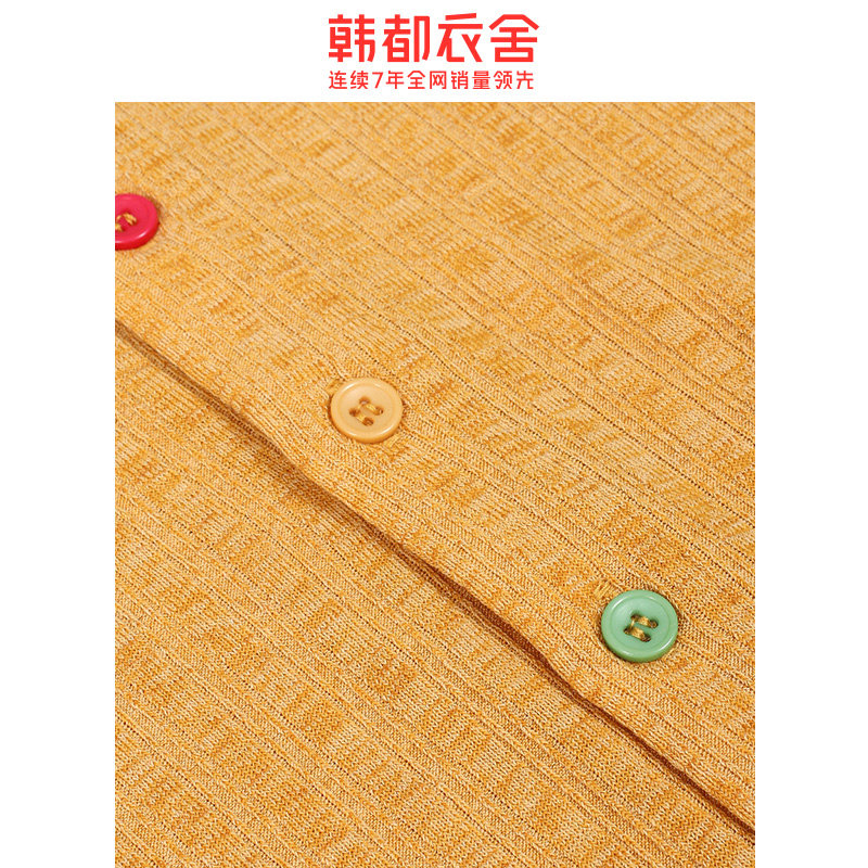 韩都衣舍2020夏装新款潮韩版女t恤 韩都衣舍敏丽T恤