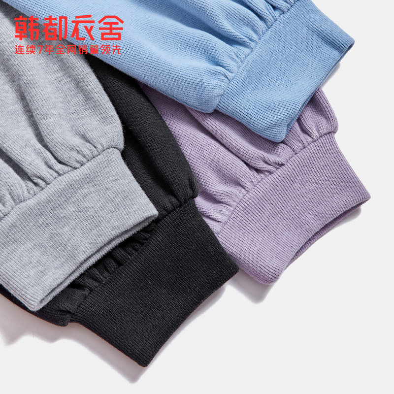 韩都衣舍2020秋装新款ins宽松卫衣 韩都衣舍卫衣/绒衫