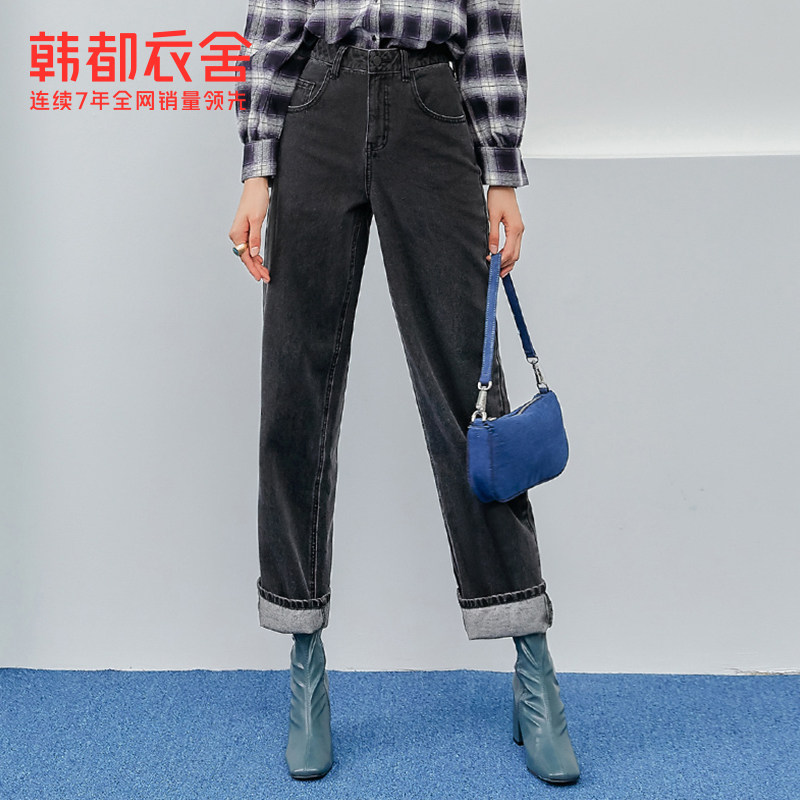 韩都衣舍2020韩版秋装新款胜牛仔裤 韩都衣舍牛仔裤