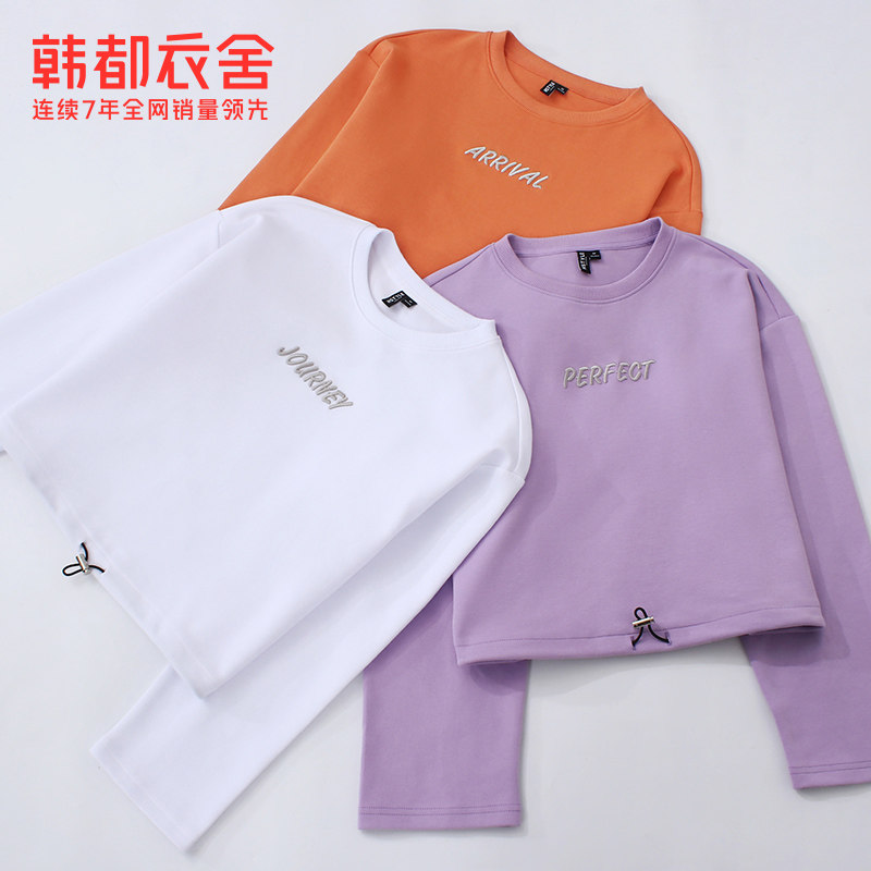 韩都衣舍2020秋装新款韩版宽松t恤 韩都衣舍T恤