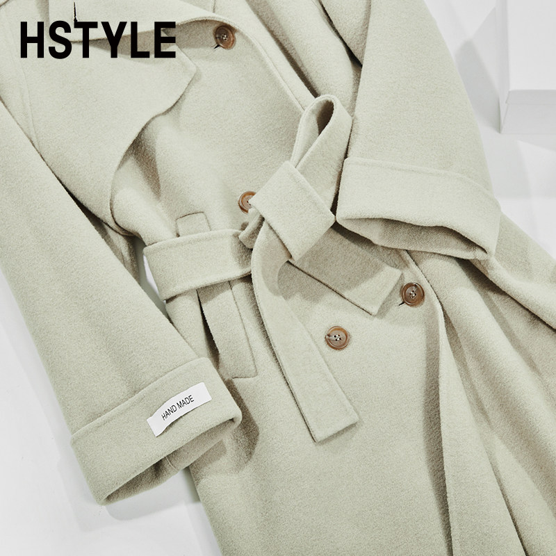  韩都衣舍毛呢外套