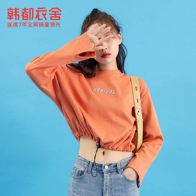 韩都衣舍2020秋装新款韩版宽松t恤 韩都衣舍T恤