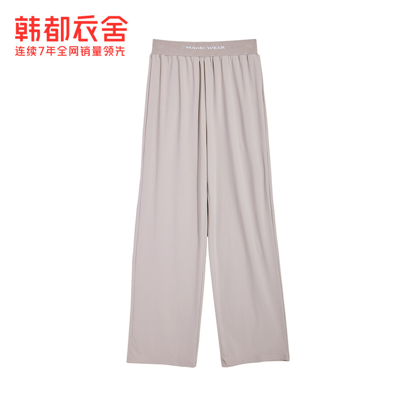 韩都衣舍垂顺感2022夏装新款休闲裤 韩都衣舍休闲裤
