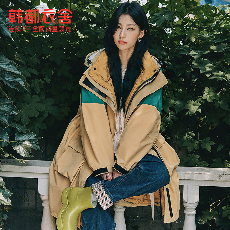 韩都衣舍2021年新款韩版工装羽绒服 韩都衣舍羽绒服