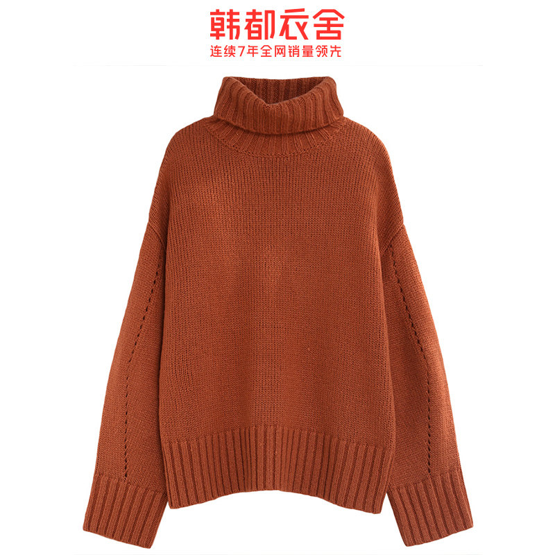 韩都衣舍2020秋装秋秋新款韩版毛衣 韩都衣舍敏丽毛针织衫