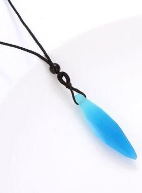 极光树脂吊坠毛衣炼项炼男手工情侣小众设计个性简约男女生日礼物