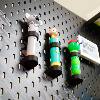 Suitable for IKEA SKADIS IKEA hole board accessories Baby bus caterpillar point reading pen holder