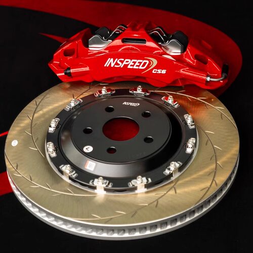 INSPEED硬速刹车卡钳套装CS6改装六活塞卡钳适用于19-20寸轮毂 - 图2