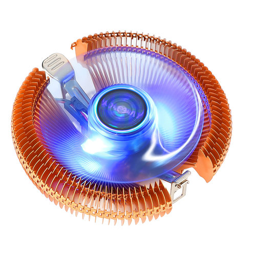 CPU散热器1150电脑台式主机箱CPU风扇1155风冷静音玄冰100散热器 - 图0