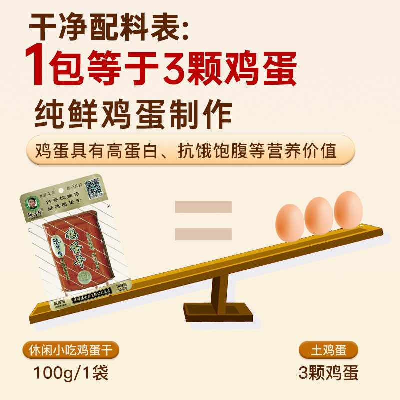 沈师傅鸡蛋干100g*5袋四川特产成都非豆腐干豆干散装小吃休闲零食