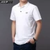 Áo phông Mỹ JEEP dành cho nam trẻ trung giản dị Màu áo sơ mi Paul màu trơn Áo thun cotton ngắn tay mùa hè - Polo