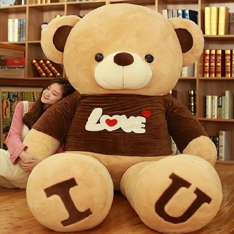 女生日礼物抱抱熊公仔泰迪熊布娃娃熊猫女孩睡觉抱枕可爱毛绒玩具