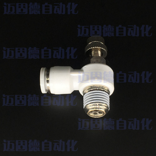 现货快插L型高品质SC4/6/8/10/12-01/02/03/04节流调节调速阀接头 - 图2
