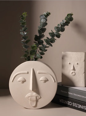 小众印第安风陶瓷柜子家居装饰