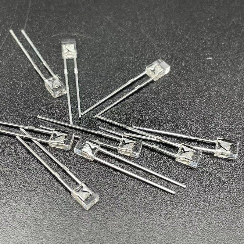 高亮234方形透明红橙黄绿蓝白粉红冰蓝七彩LED发光二极管灯珠键盘,淘宝优惠券,粉丝福利购,淘宝优惠卷