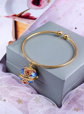 古装汉服配饰发光香囊景泰蓝手镯