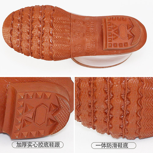 双安牌25KV高压绝缘靴 中半筒电工胶鞋雨靴水鞋劳保鞋正品 - 图1
