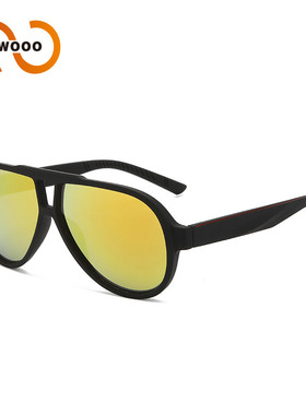 两个圈 跨境双梁蛤蟆骑行太阳镜男女户外飞行防紫外线墨镜T1242