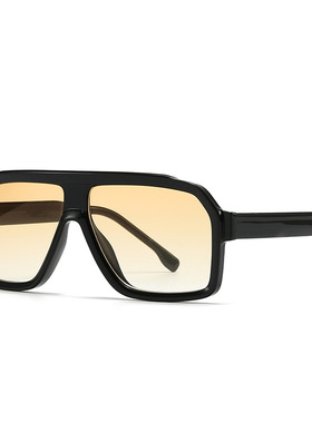 新款复古丙烯插芯方框墨镜驾驶太阳镜男跨境大框眼镜2