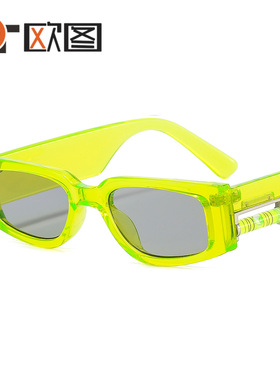 SP200日韩小框跨境潮男女街拍网红个性太阳镜水平器装饰时尚墨镜