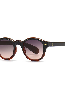 跨境欧美窄小框防蓝光平光镜潮流街拍摩登魅力复古太阳镜