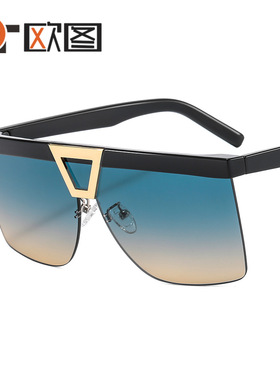 2023欧图新款连体炫彩太阳镜男女士跨境时尚装饰穿搭墨镜M460