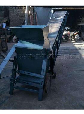 养殖饲料小型粉碎机 营养玉米芯破碎机 锤片式干湿秸秆粉土机