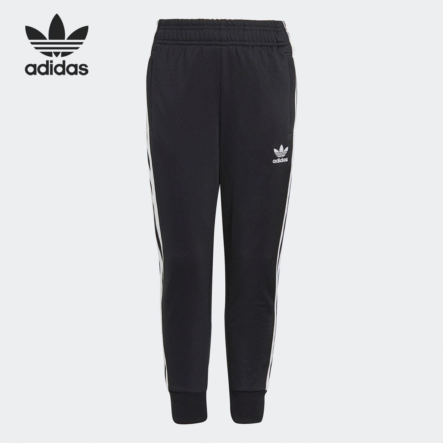 Adidas/阿迪达斯正品三叶草小童休闲运动两件套装H22612-图2