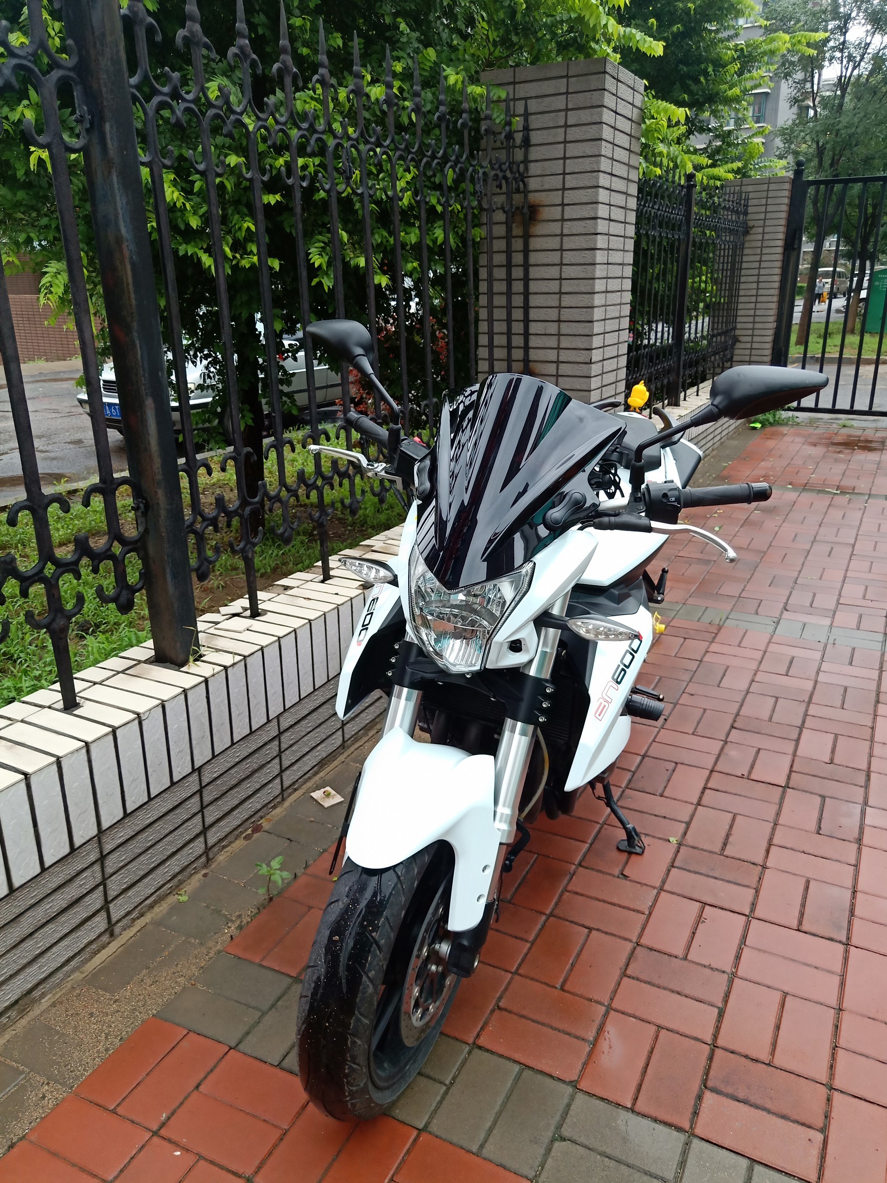 适用于本田CB150R CB250R CB300R CB400改装挡风玻璃导流罩风镜-图2