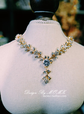 小众欧式奢华大气婚纱超仙晚礼服