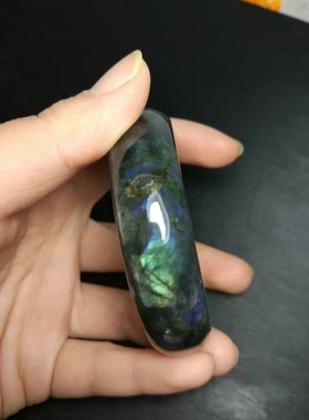 天然水晶手镯拉长石