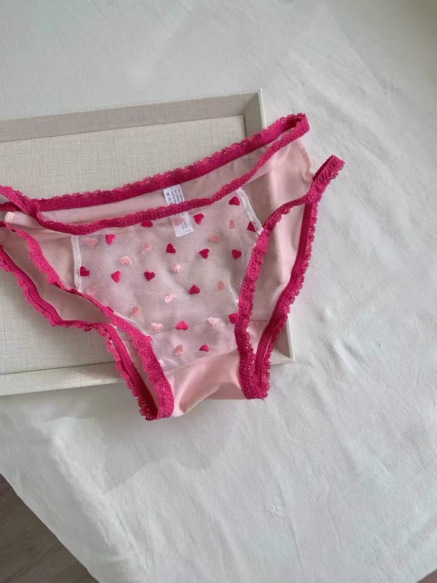 可爱小桃心！惊艳到我的法式甜美芭比玫粉~网纱包臀低腰女士内裤~,淘宝优惠券,粉丝福利购,淘宝优惠卷