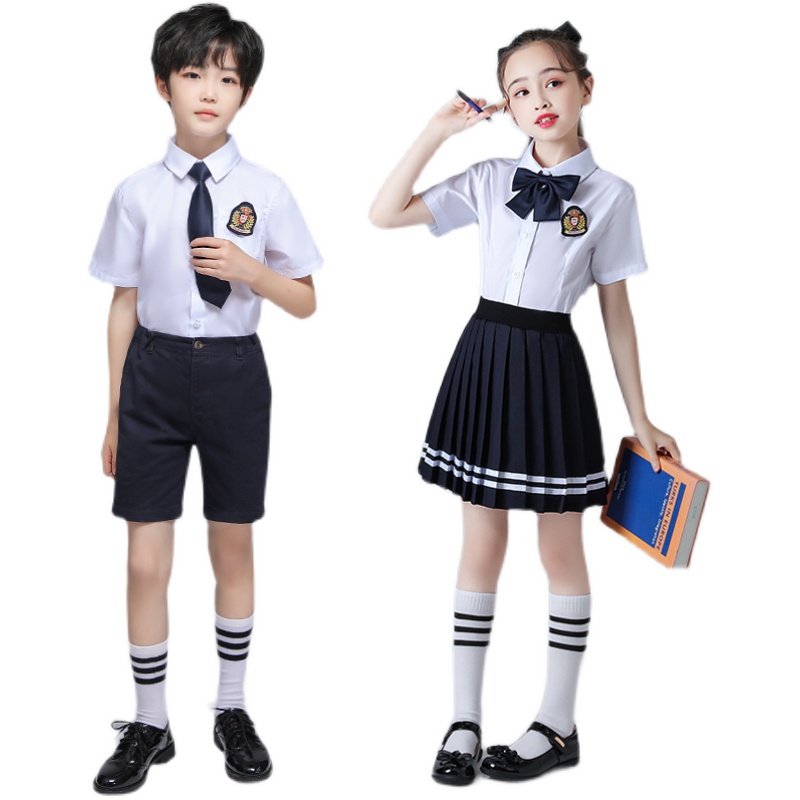 儿童演出服男女校服套装幼儿园朗诵表演服中小学生大合唱服运动会