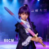KPOP witch hunter group peripheral cos props, costumes, weapons, Rumi sword, Mira sword, soft plastic children's animation toys
