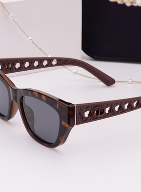 猫眼偏光防晒显脸小豹纹太阳镜