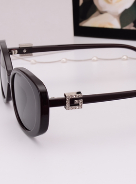 偏光小脸防晒带钻太阳镜女