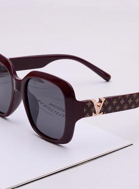 复古茶色偏光女款墨镜